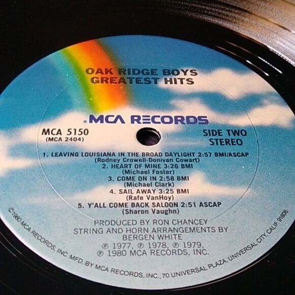 MCA Records Vinyl Album with Tracklist - Picture 9 of 9